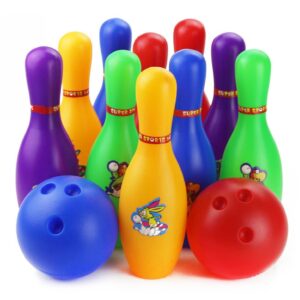 Set da Bowling Colorato - 12 Pezzi